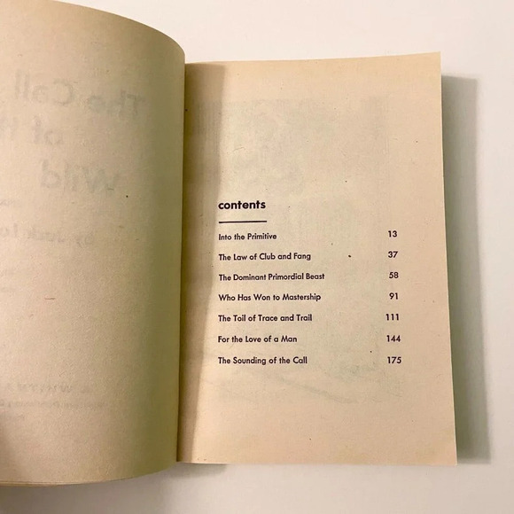 Vintage 1981 The Call of the Wild by  Jack London Whitman Classics Paperback - Picture 4 of 12